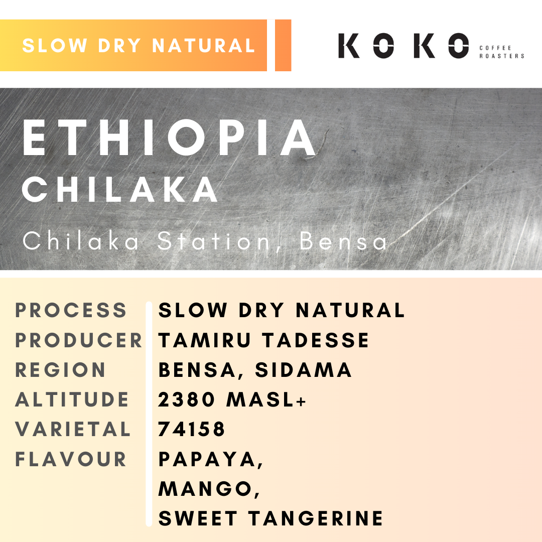 Ethiopia Chilaka (Slow Dry Natural) 200g