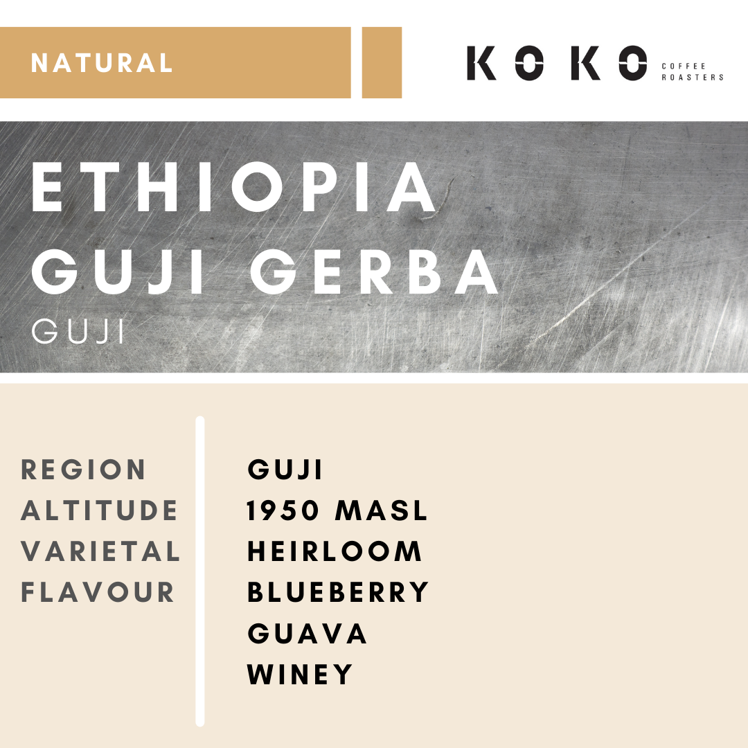 Ethiopia Guji Gerba Natural (Natural) 200g