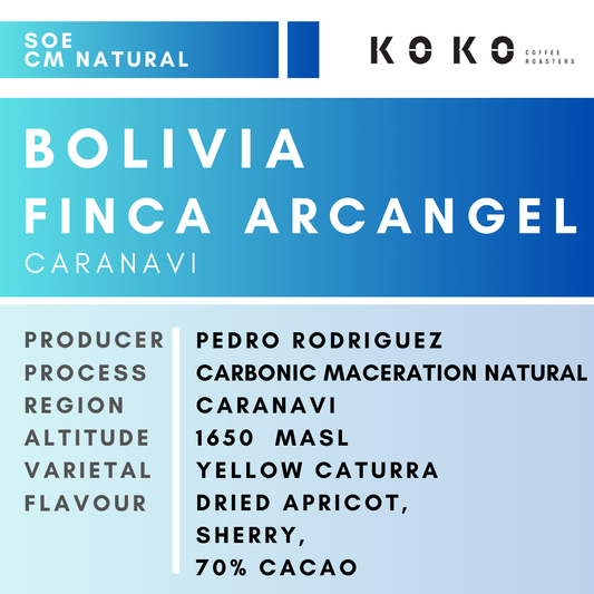 (SOE) Bolivia Finca Arcangel Yellow Caturra CM Natural (200g)