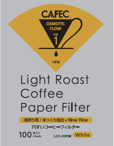 淺焙專用濾紙 Light Roast Coffee Paper Filter ( 100 PCS )