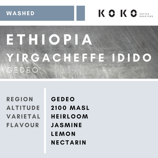 Ethiopia Yirgacheffe Idido (Washed) 200g