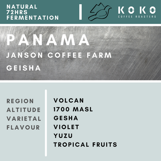 Panama Janson Coffee Farm Geisha Natural 100g