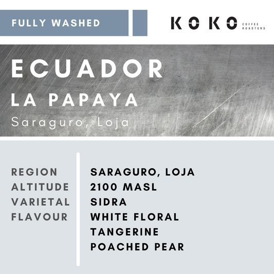 Ecuador La Papaya (Fully Washed) 200g