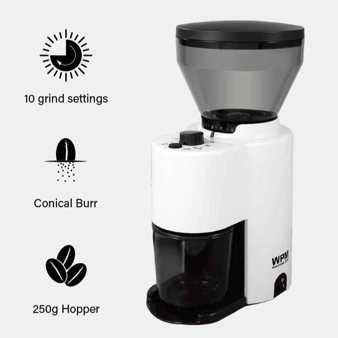WPM Conical Burr Coffee Grinder (Timer) ZD-10T